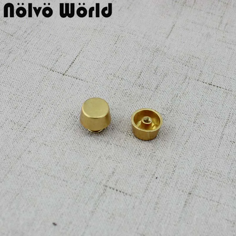 

10-50 Pcs 12mm Special gold Round head Rivet Screw Dectrative Studs Button Nail Rivet Leather Hardware For hangbags