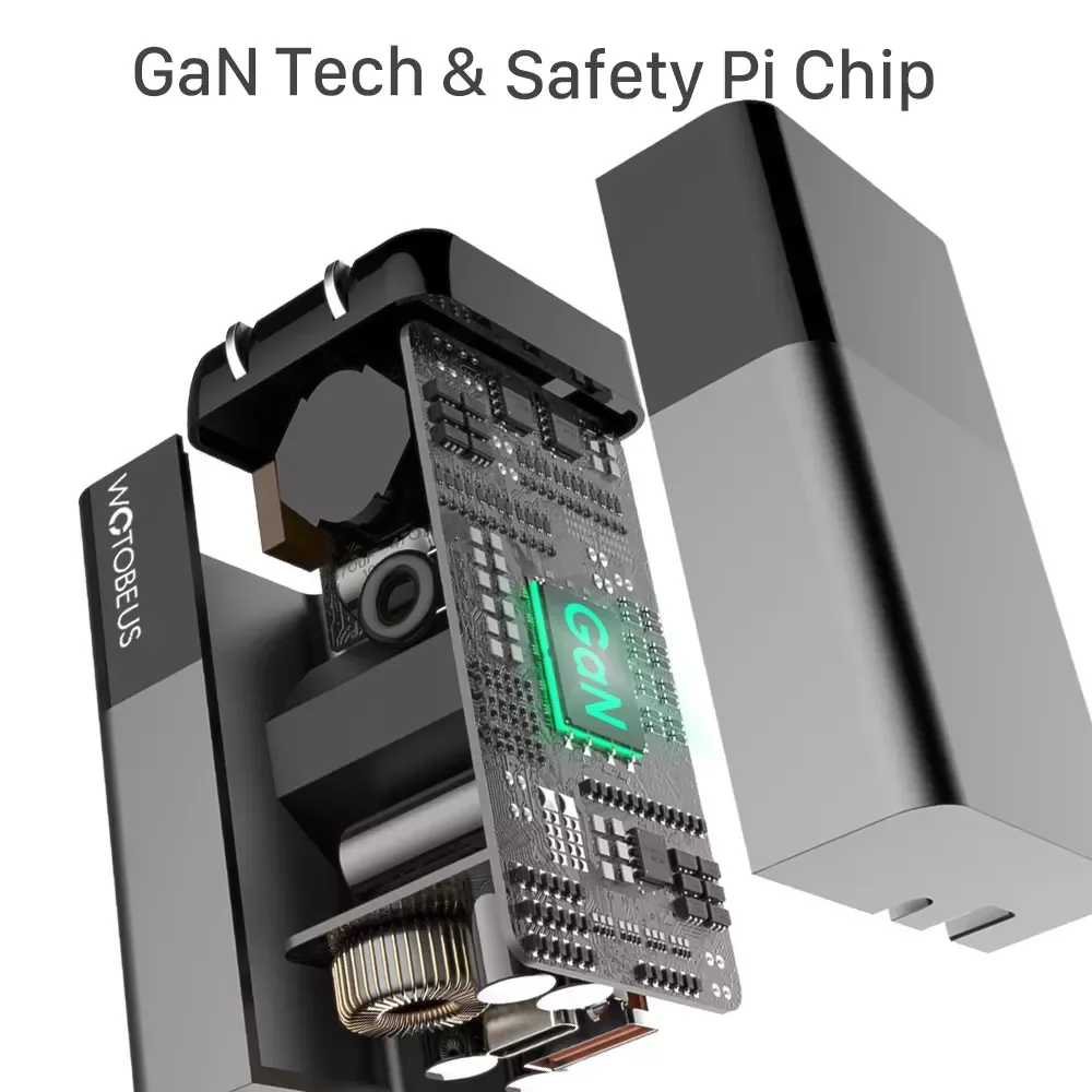 

WOTOBE 65W GaN USB C Wall charger Power Adapter,3 Port PD 65W PPS QC4 45W SCP for Laptops MacBook iPad 13