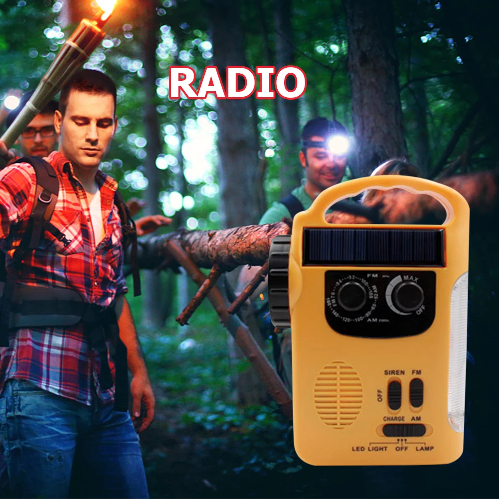 1000mah emergency radio rd339 solar radio receiver portable amfm weather radio with led flashlight phone solar charging free global shipping