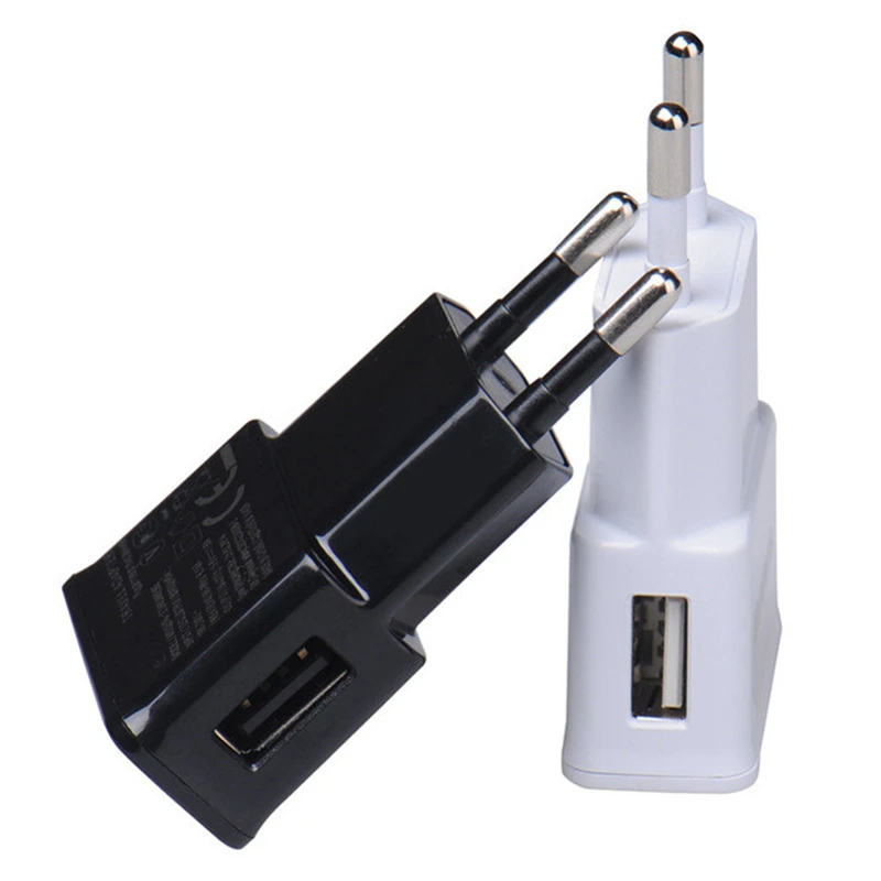 1 Port Phone Charger 5V 2A Usb Adapter EU Plug Wall Charger Charging Adapter for Iphone 13 Mini Mi 9 Se Samsung S20