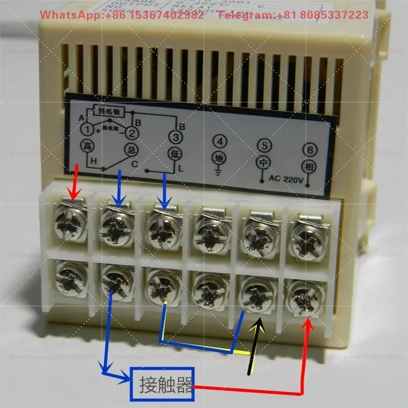 Фото Цифровой регулятор температуры XMTD-3001/3002/2001/2002 с дисплеем, тип E/K/PT100, 220В №2
