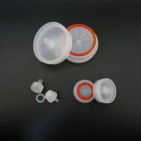 10pcslot lab 13mm 25mm 50mm replaceable plastic microporous membrane filter holder empty filter head pp membrane holder