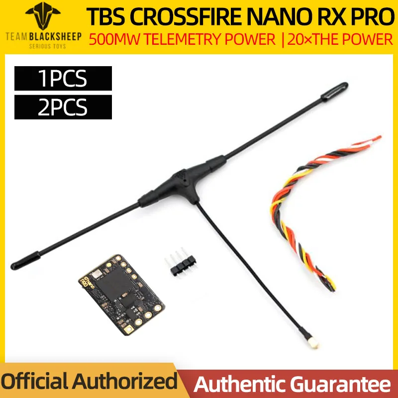 

TBS CROSSFIRE NANO RX профессиональный приемник 500 МВт, телеметрическая мощность, радиосистема дальнего радиуса действия 50 км, антенна, команда Blacksheep для дрона RC FPV
