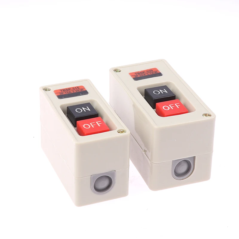 TBSP-315 330 трехфазный двигатель кнопка старт-стоп переключатель управления 15A 30A