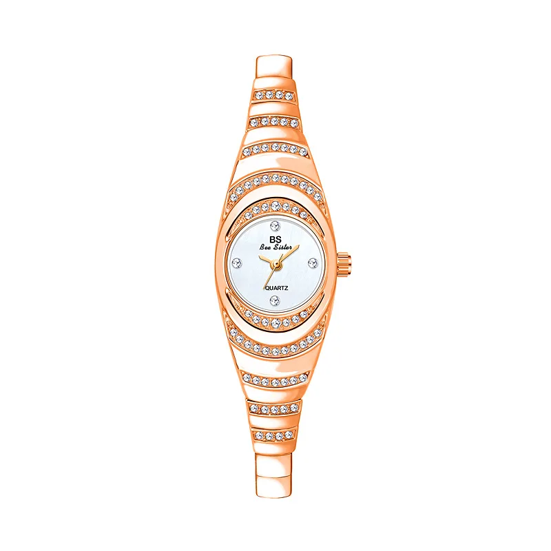 

Japanese Movement Women Bracelet Watch Set Elegant Rose Gold Dress Ladies Wrist Watches Diamond Watch for Women Reloj Mujer