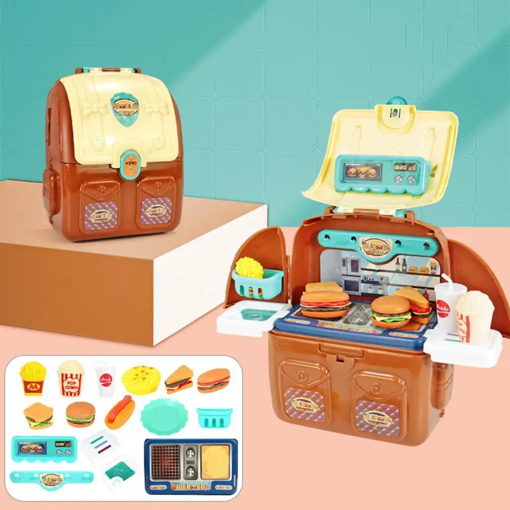 

1 комплект, модная игрушка в виде бургеров и барбекю