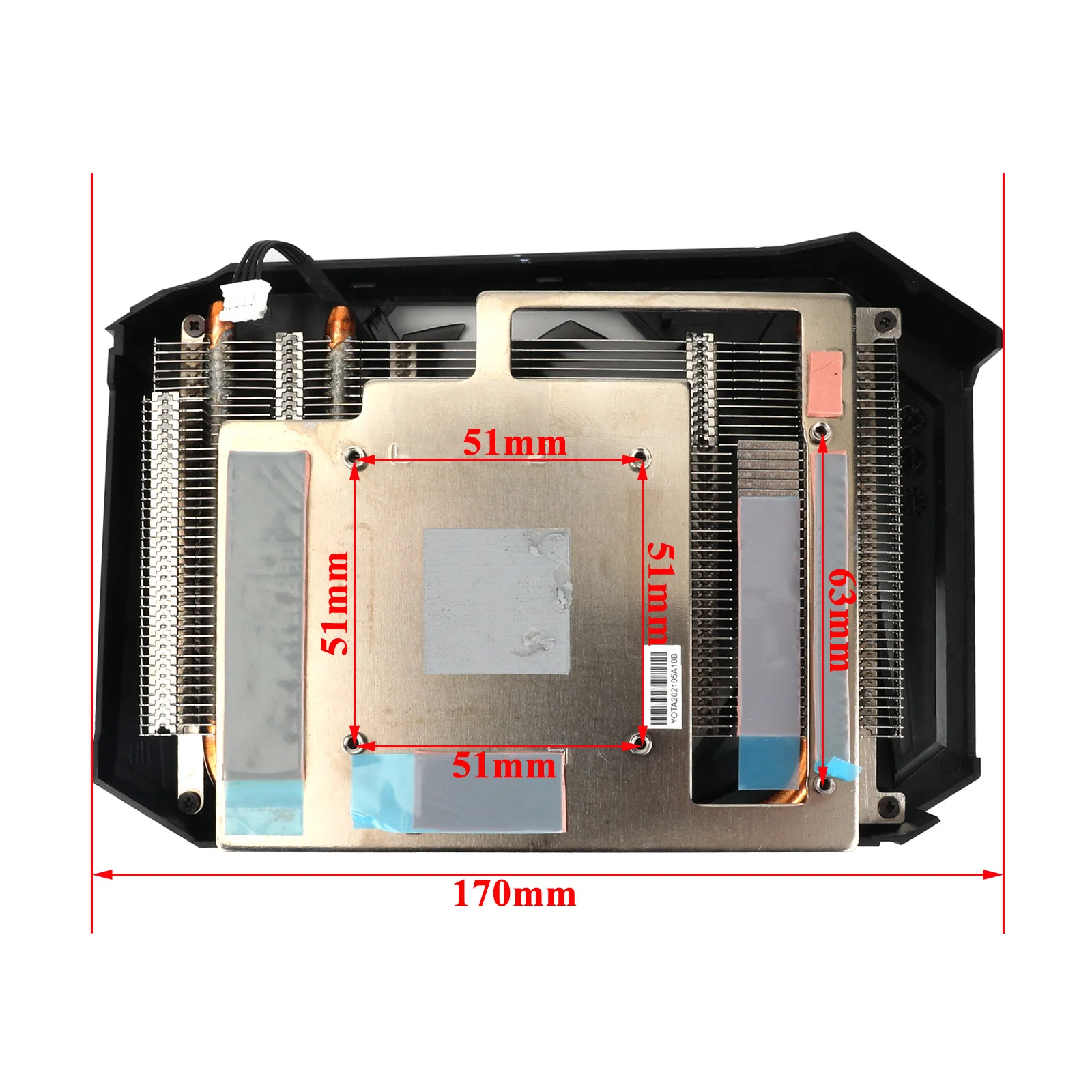 Новинка 85 мм GAA8S2H охлаждающий вентилятор GPU Замена для PNY RTX 2060 6 ГБ XLR8 GTX 1660 Ti Super 1650