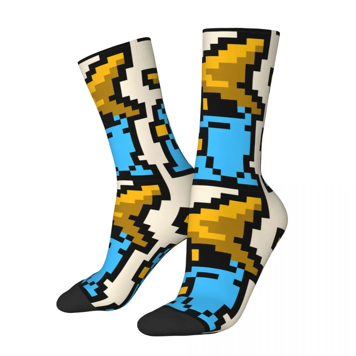 

Hip Hop Vintage Black Mage Crazy Men's compression Socks Unisex Final Fantasy FF Role Playing Game Harajuku Seamless Crew Sock