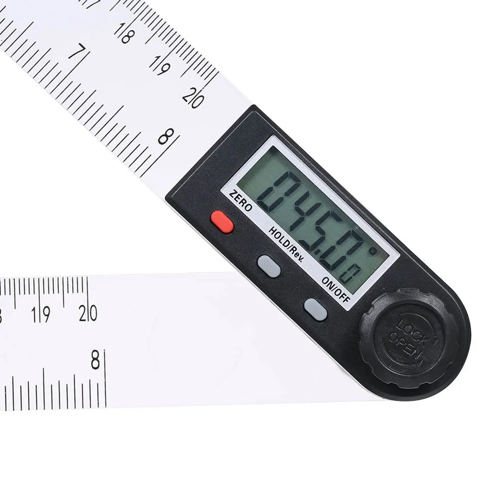 

0-200mm Multifunctional Digital LCD Display Angle Ruler 360° Electronic Goniometer
