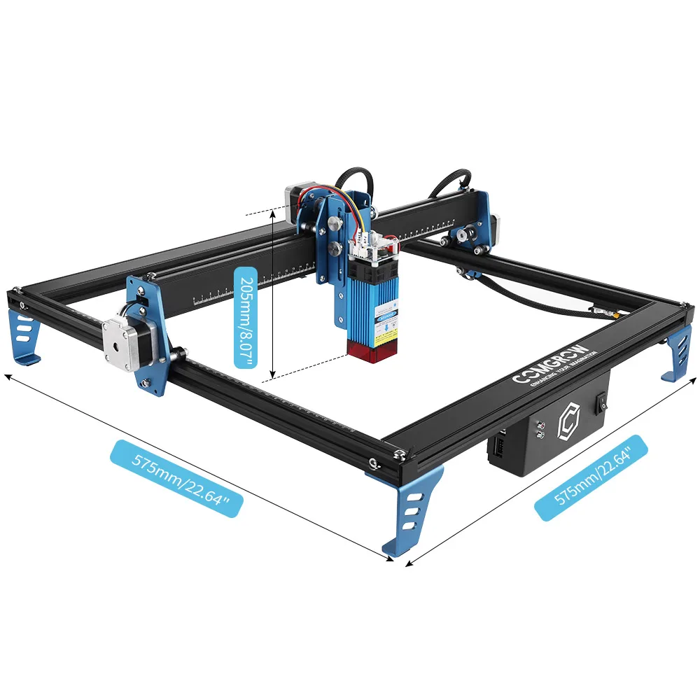 

Comgrow Laser Master Engraving Machine 32-bit DIY Laser Engraver Metal Cutting 3D Printer with Safety Protection CNC Laser