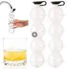 Круглая сфера для кухни, форма для шариков, форма сделай сам для коктейлей, мороженого, Пластиковая форма для льда, виски, лоток для льда для бара, кухонное приспособление, аксессуары