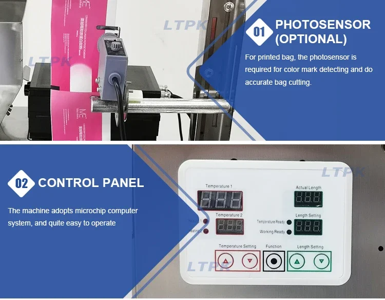 LTPK LT-BP200B Автоматическая вертикальная маленькая упаковочная машина для
