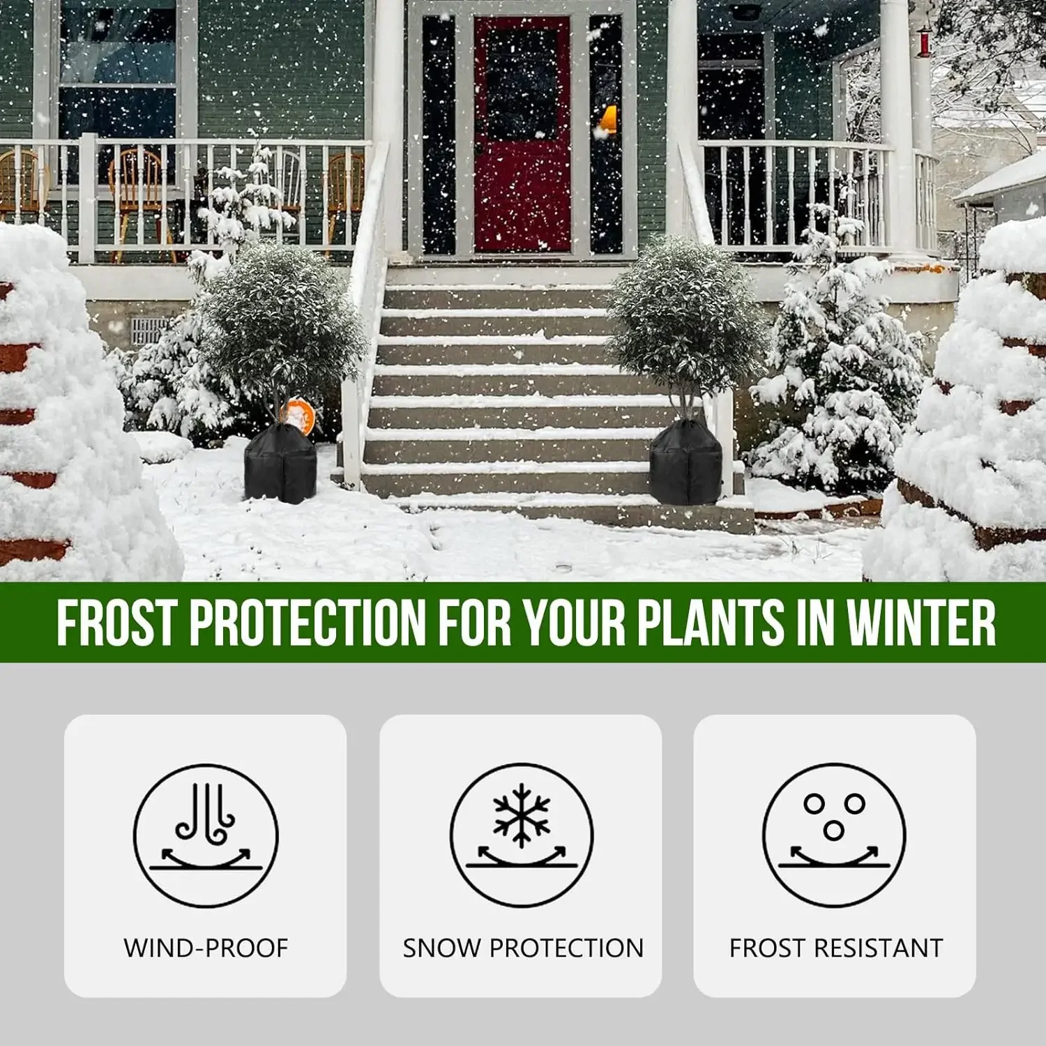 Многоразовые Зимние Защитные Сумки Для Корней Деревьев