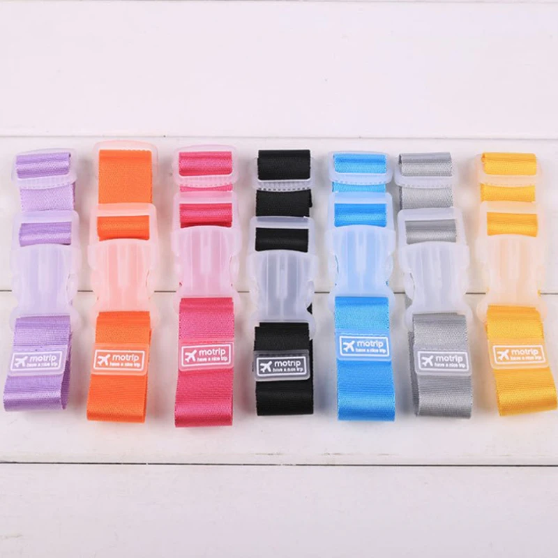 

Adjustable Luggage Straps Nylon Luggage Accessories Hanging Buckle Straps Suitcase Bag Straps Belt Lock Hooks Travel