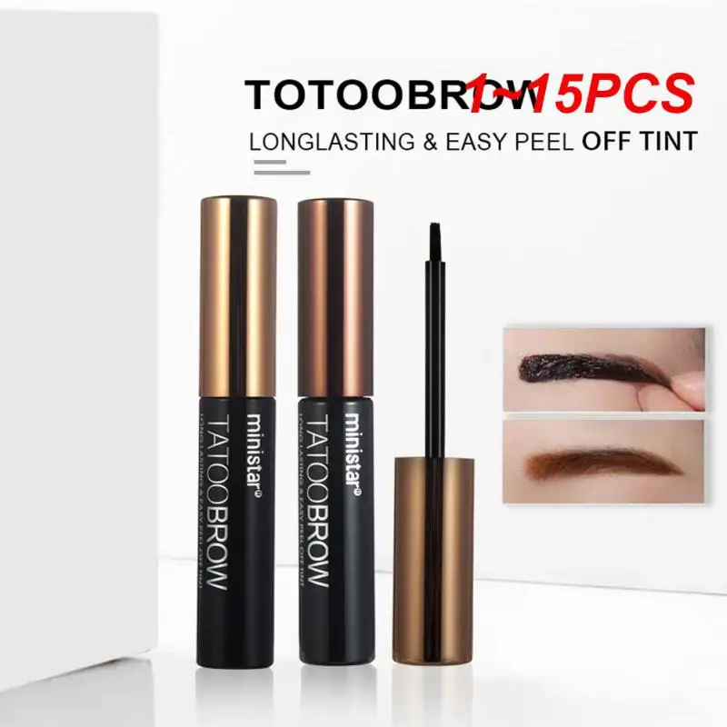 

1~15PCS Color Makeup Eyebrow Gel Waterproof Tint Eyebrow Cosmetics Long Tool Natural Eyebrow Tint Lasting Makeup M8Q3
