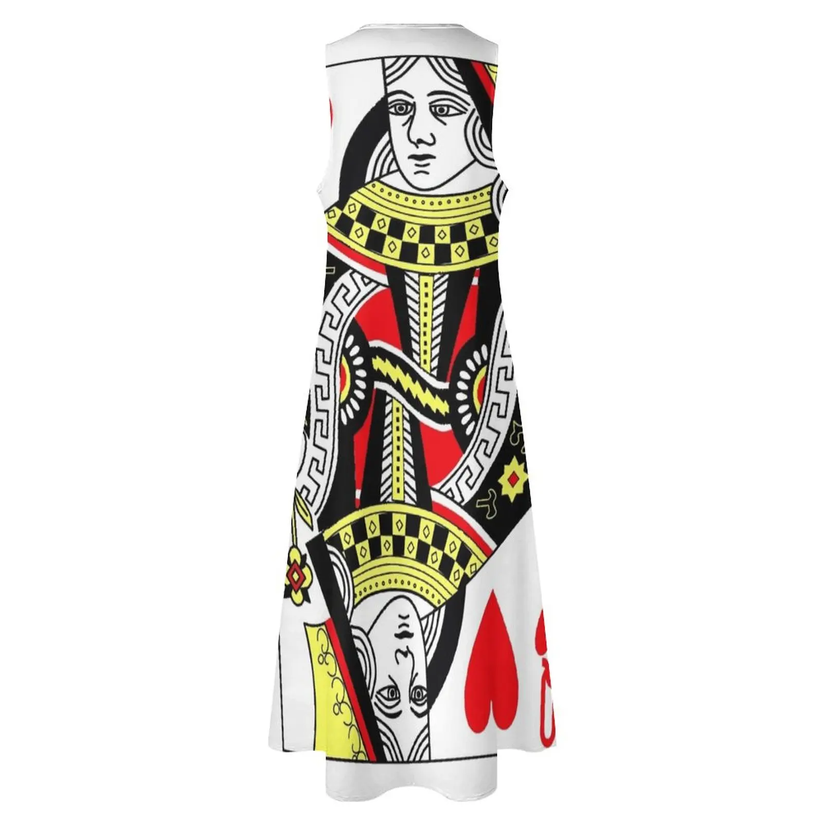 Классическая колода карт Queen of Hearts Казино Покер Q Длинное платье женское Платье