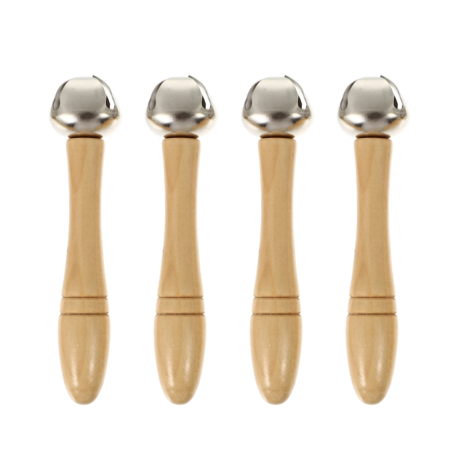

4pcs Lovely Rattle Hand Shaking Bell Instrument for Children Toddler
