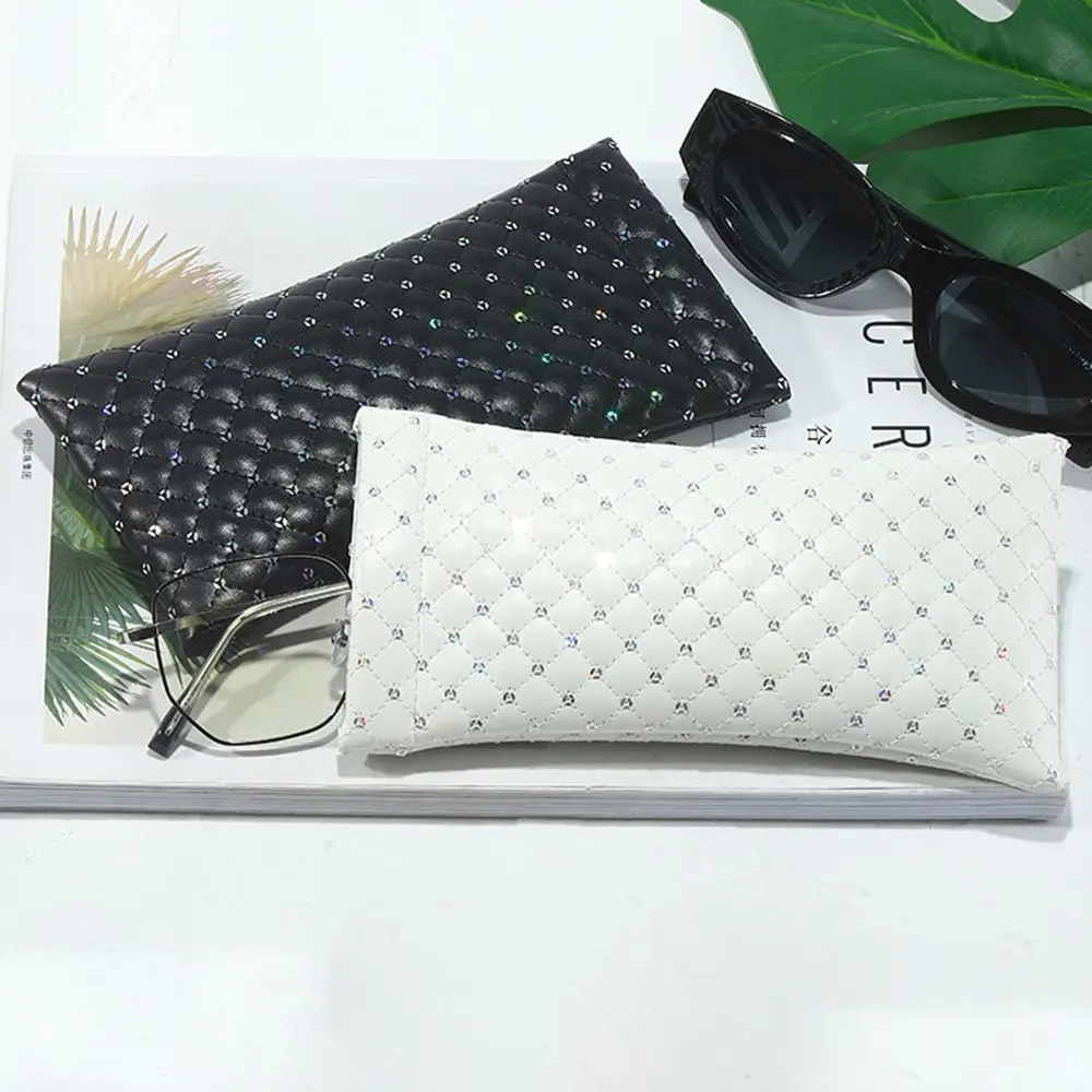 

Fashion Sequins PU Leather Glasses Case Sunglasses Pouch Wallet Portable Storege Case Eyewear Pouch