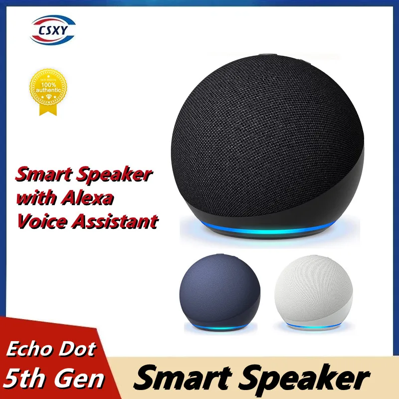 

All-New Echo Dot (5th Gen) With Bigger Vibrant Sound Helpful Routines And Alexa Voice Assistant Smart Home Bluetooth Speaker
