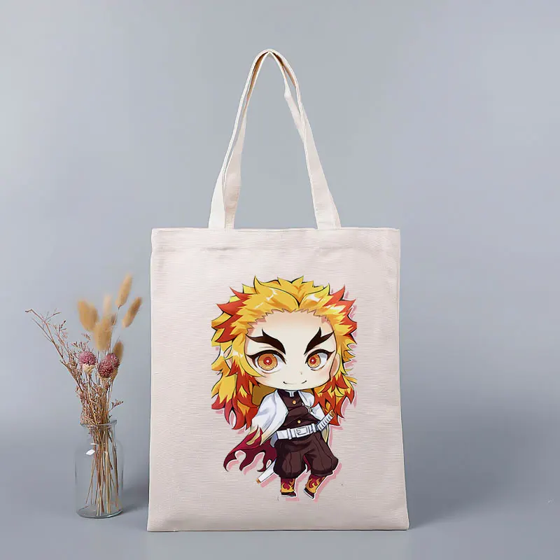 

2022 Anime Manga Print Female Eco Shoulder Bag Tote Bag Large Summer Shopper Bag Canva Hip Hop Shopping Bag Women Tote Harajuku