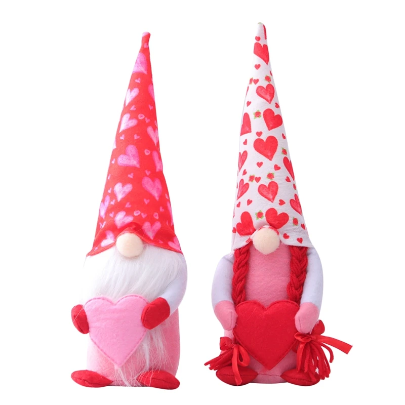 

Birthday Gnomes Decoration, Handmade Faceless Doll Rudolph Plush Toy, Mr & Mrs Swedish Tomte Stuffed Gnomes Plush Doll