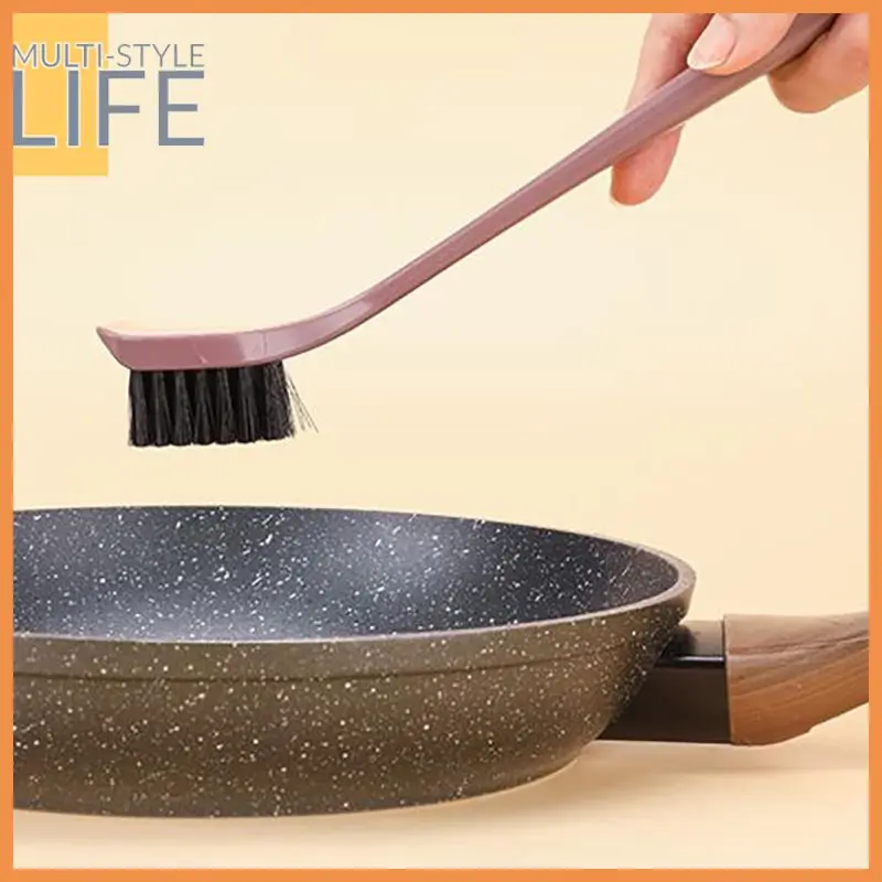 

Kitchen Cleaning Tools Pot Brush Decontamination Household Dish Brush Brown Nordic Bath Brush Kitchen Accessories Cleaning Brush
