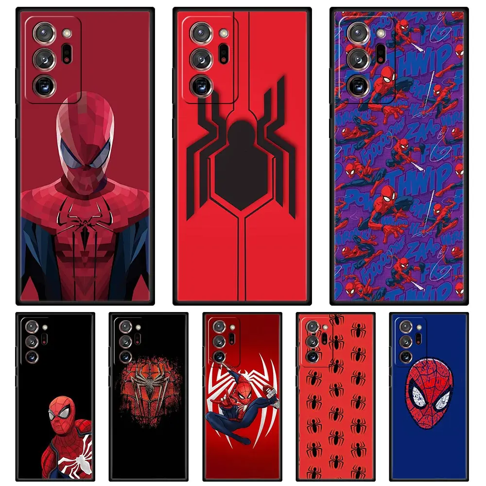 

Cover Case for Samsung Galaxy Note 8 9 10 20 Plus Lite Ultra F12 F22 F23 M12 M23 M33 M52 Bag Japan Fashion Marvel Spiderman