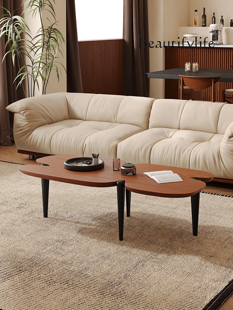 й kawowy w stylu chińskim Prosty prostokątny stolik do herbaty z litego drewna salonu Francuski retro