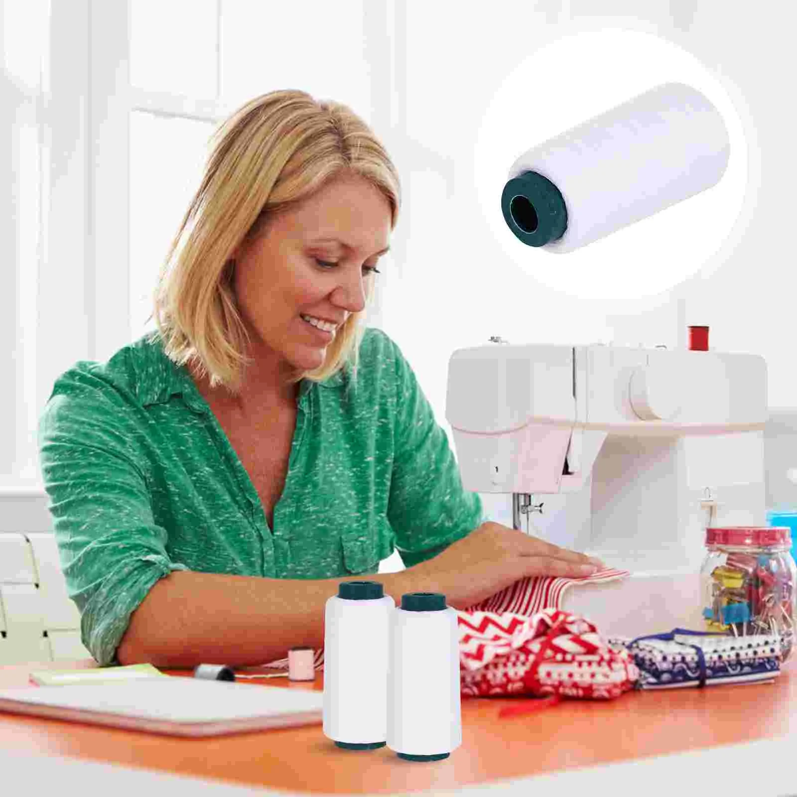 Большой конус хлопок белые швейные машины нить для вышивания полиэфирная