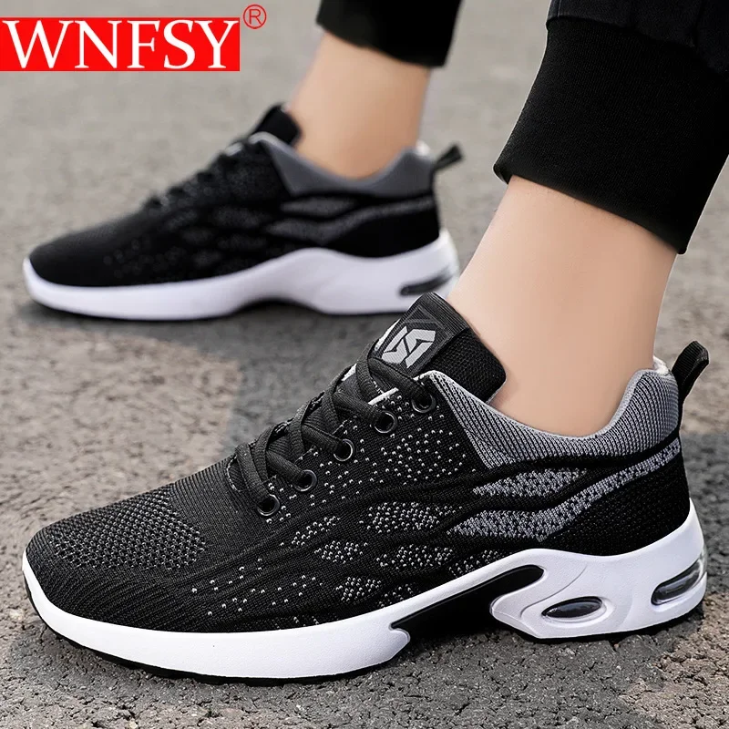

Wnfsy Men Sneakers Outdoor Breathable Casual Sports Running Shoes Fashion Lightweight Sneakers for Women Comfortable Flat Shoes