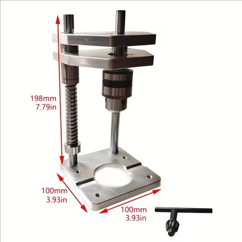 

1 шт., деревообрабатывающий регулируемый дырокол, локатор, прецизионная портативная направляющая для сверления, шаблон для сверления прямых отверстий, инструмент