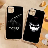 anime berserk guts phone case for iphone 11 12 13 mini pro max 8 7 6 6s plus x 5 se 2020 xr xs case shell