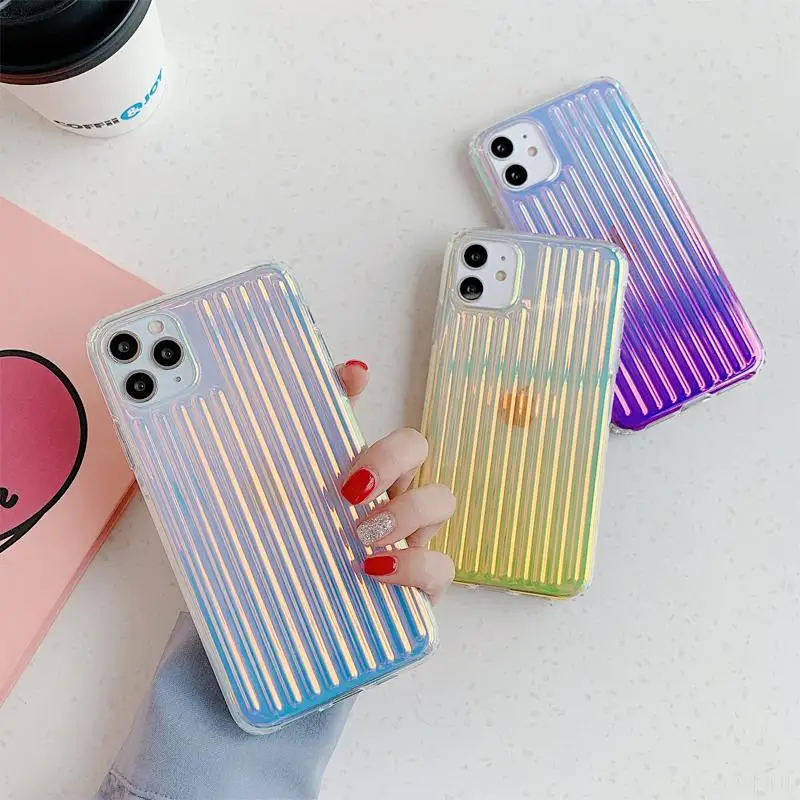 

Soft Silicone Phone Case on For iPhone 13 11 12 Pro Max Mini X XR XS MAX 6 7 8 Plus SE 2022 Shockproof Suitcase Shell Back Cover