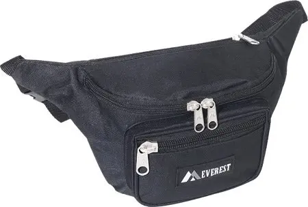 Everest Unisex Signature Waist Fanny Pack Navy Blue