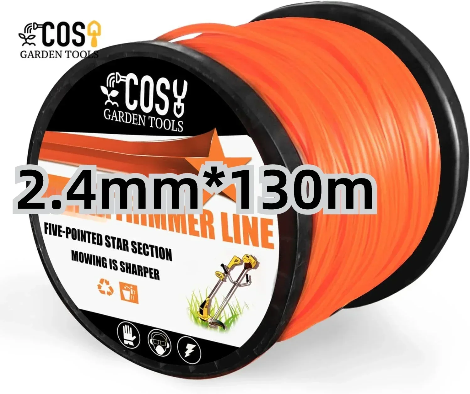 

Леска для триммера COSY GARDEN TOOLS 2,4 мм