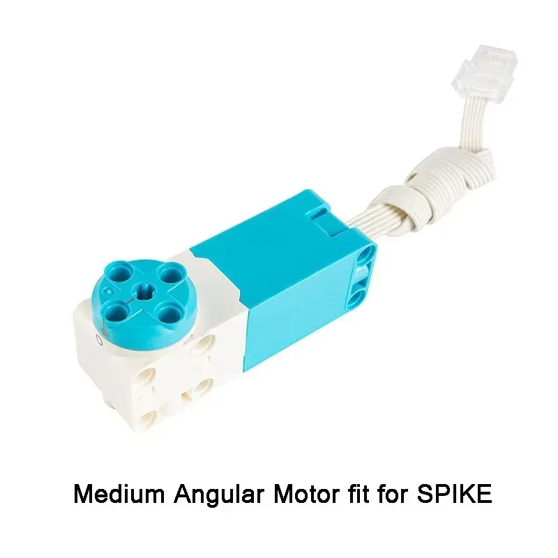 

1-3 шт. подходят для 45678 45345 SPIKE Prime Essential Core Set Electronics 45603 Среднеугольный двигатель 54696 Серводвигатель Развивающая игрушка