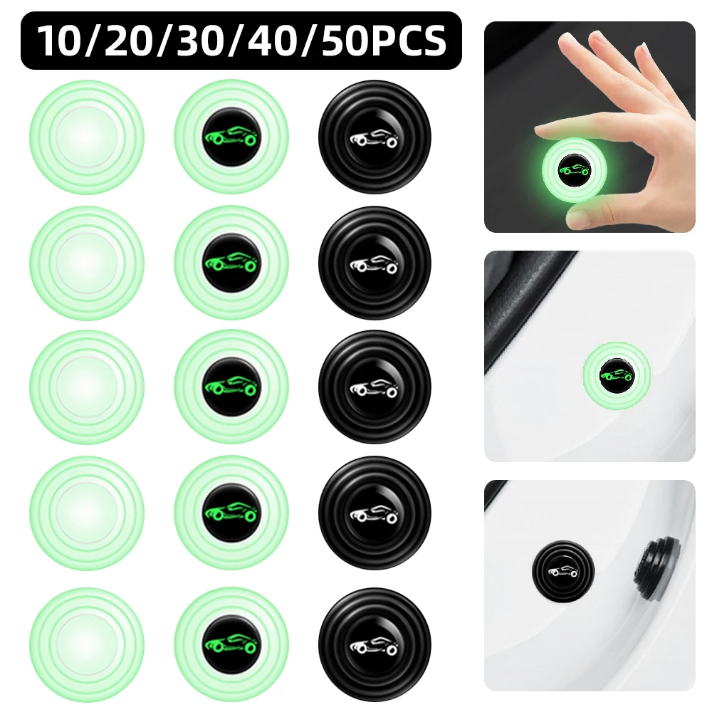 

10-50Pcs/lot Car Trunk Sound Insulation Pad Universal Car Door Shock Absorbing Gasket For VW Shockproof Car Stickers