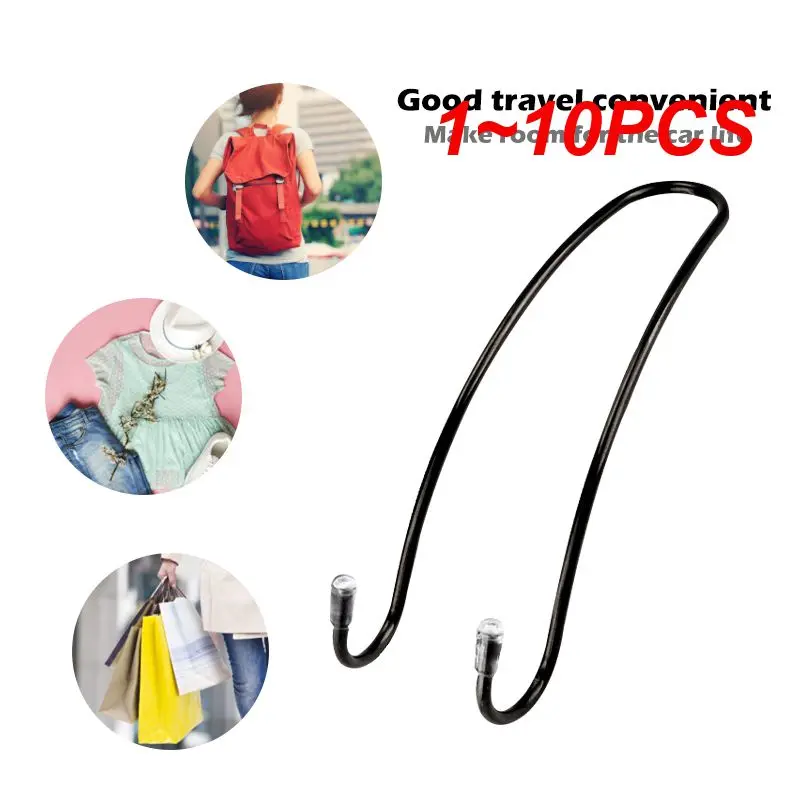 1 ~ 10 шт. черный хромированный металлический зажим из нержавеющей стали