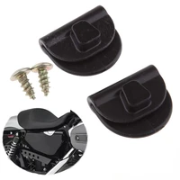 black side battery cover clips mount clamp l and r fits for sportster xl883 xl1200 48 72 2004 2018