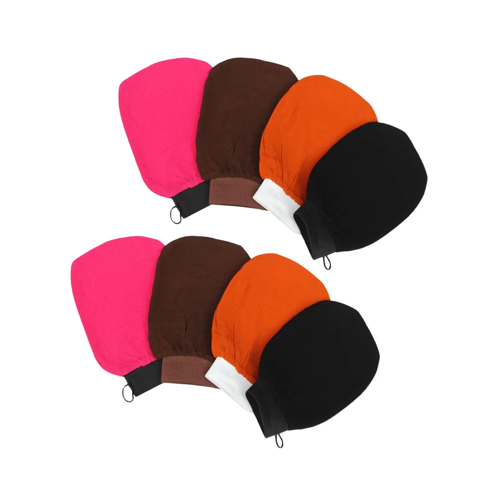 

8Pcs Bath Exfoliating Body Cloth Towel Wash Scrubbing Towel Bath Loofah Mitt Exfoliating Mitt