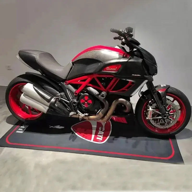 Крутой мотоциклетный коврик модный ковер для Honda Kawasaki Yamaha Suzuki напольный