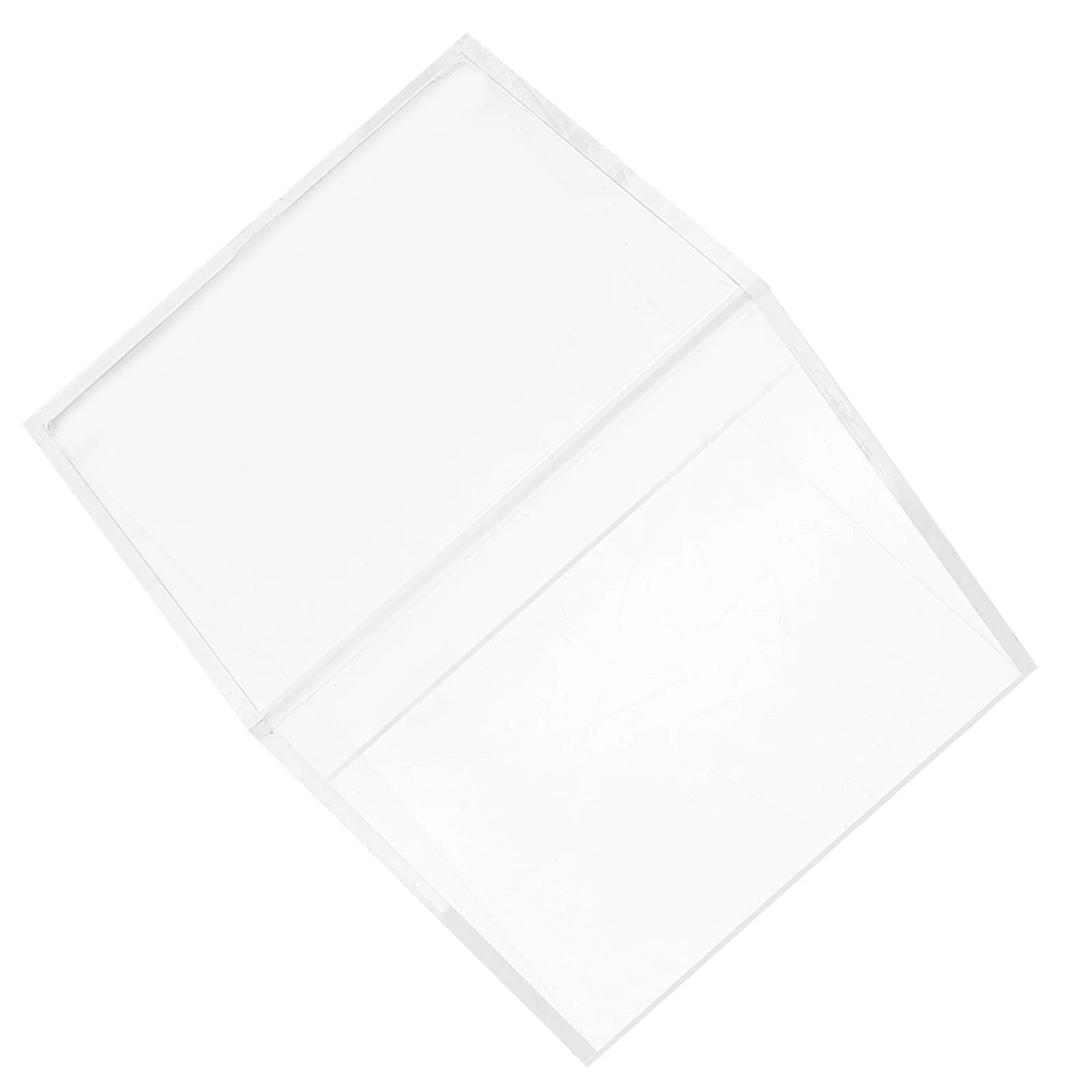 

1pc Acrylic Display Box Transparent Storage Case Dust-proof Storage Show Box