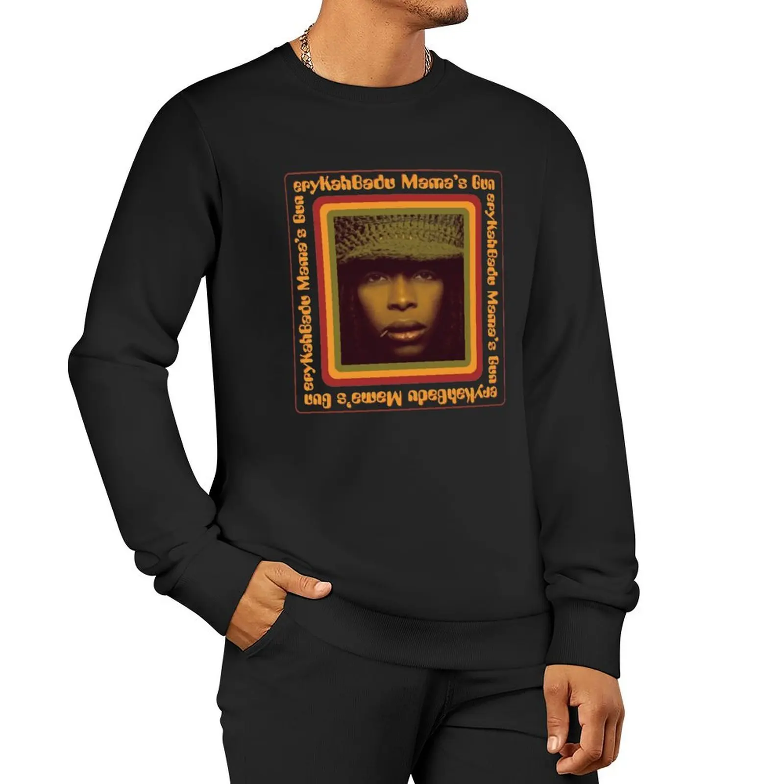 Erykah Badu свитшот для мам рубашка Мужская одежда с капюшоном мужчин