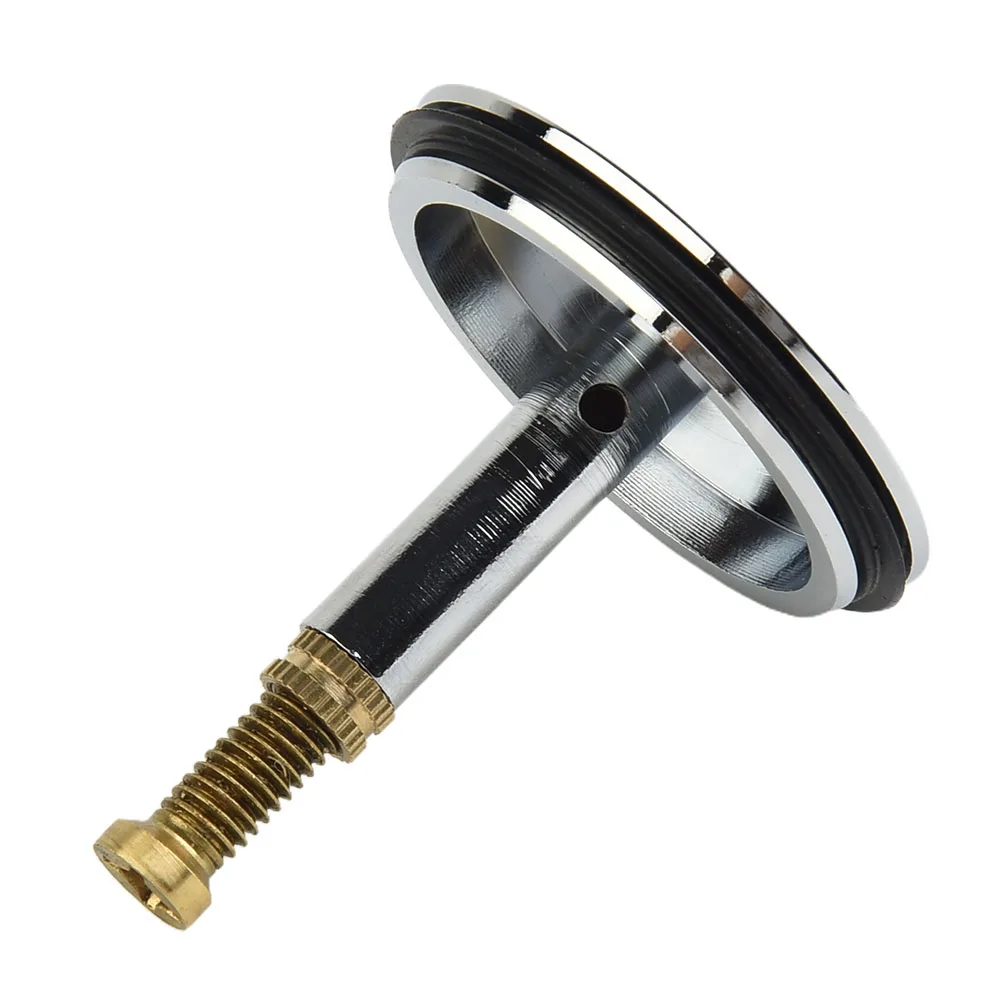 

1PCS Bathtub Chock Plug Water Stopper Bathtub Chock Plug Chrome Plated Silver Adjustable Bathroom Washing Basin