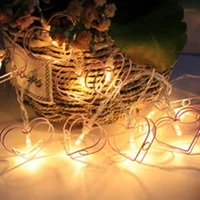 string lights wrought iron modeling lights string usb style love star moon lights outdoor indoor christmas tree decoration 1pc