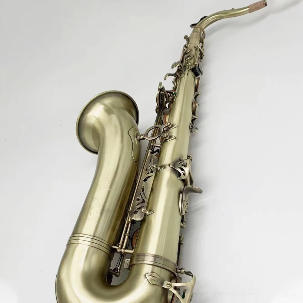 

Classic antique professional Tenor saxophone drop B high-quality tone upgrade double-rib reinforcement jazz instrument sax tenor