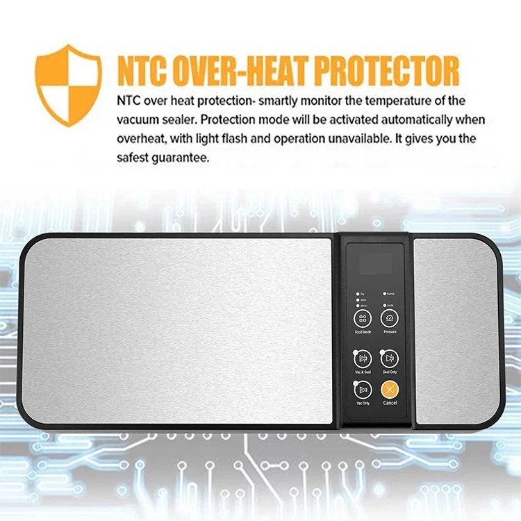 VS6609 быстрый и высокоскоростной непрерывный компактный вакуумный упаковщик со