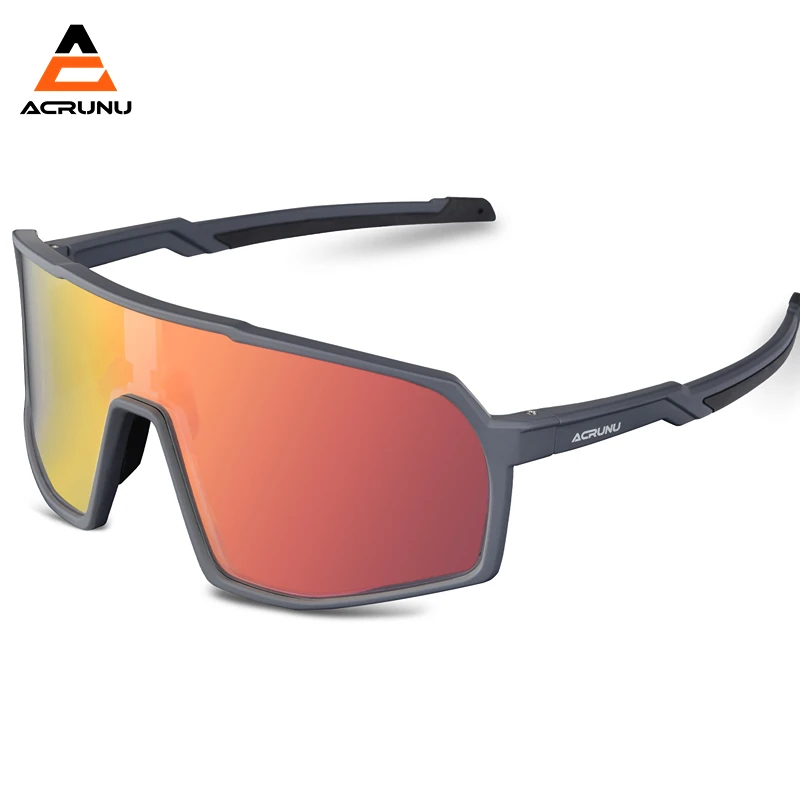 

Acrunu Polarized Cycling Glasses Sports Sunglasses Color Changing Goggles for Men and Women Marathon Running Sports Glasses