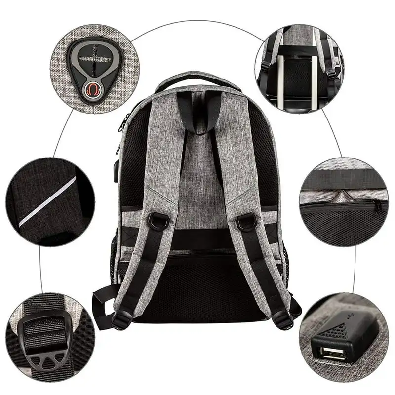 

Backpack, Water Resistant, 15.6" Laptop, all age