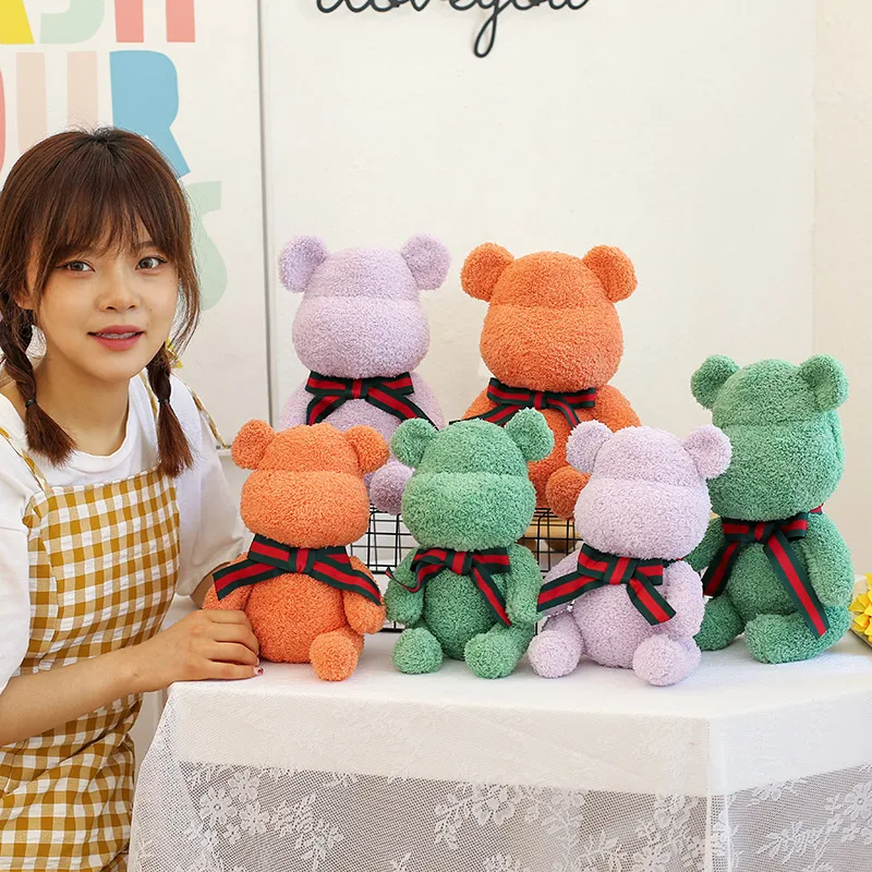 

30cm Cute Soft violent bear Pillow Stuffed Plush Toys Office Nap Pillow Home Comfort Cushion Decor Gift Doll Child